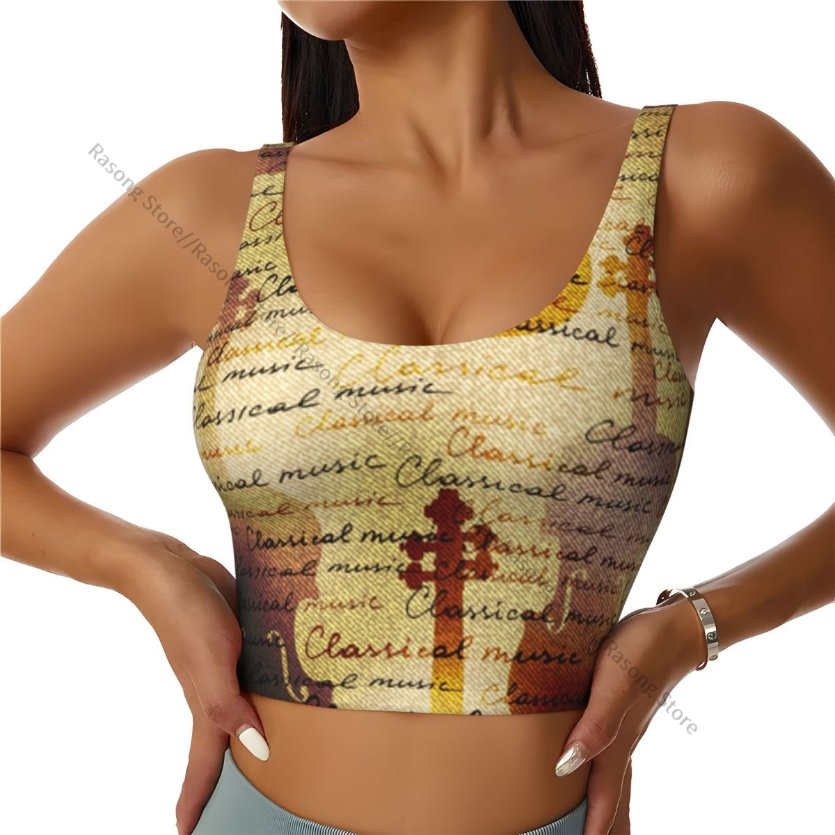 Yoga Fitness Music - Sportbeha Dames Running Yoga Kleding Vest