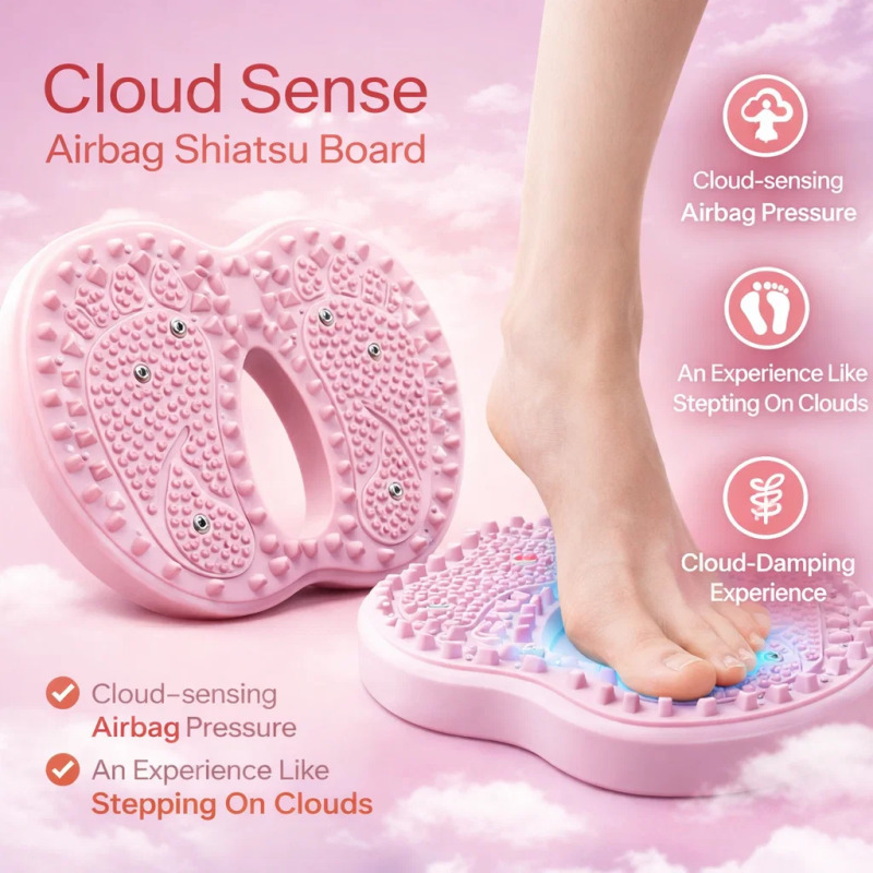 Yoga Fitness Matte - Opblaasbare voetmassager Stepper Pad met antislip