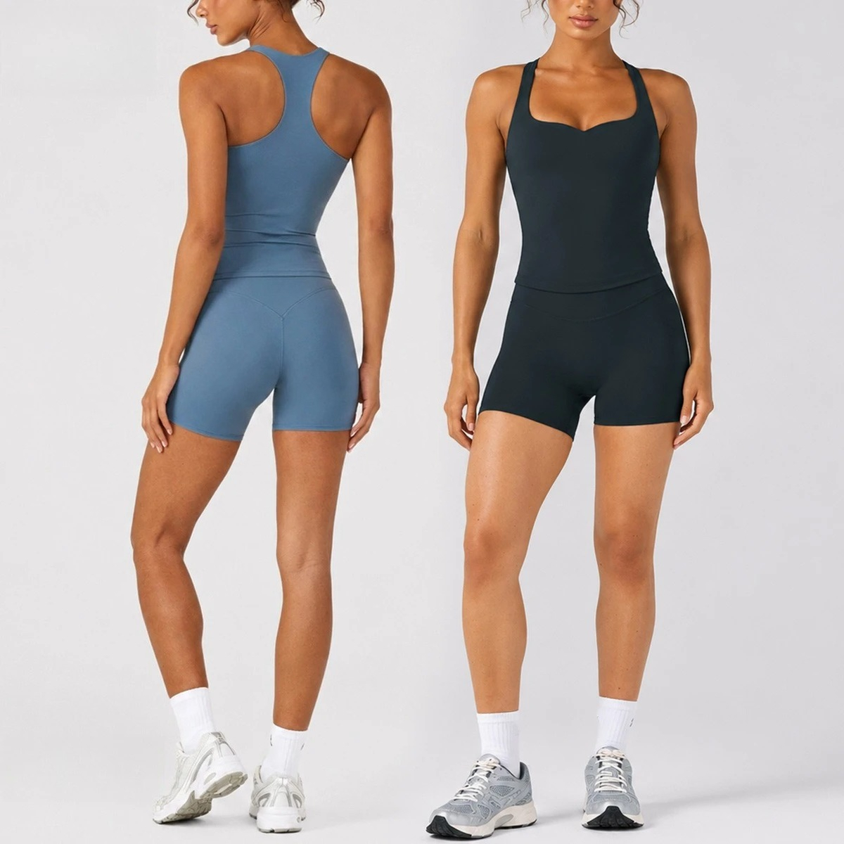 Yoga Fitness Band - C-B Dames 2-delige yogaset Racerback tanktop