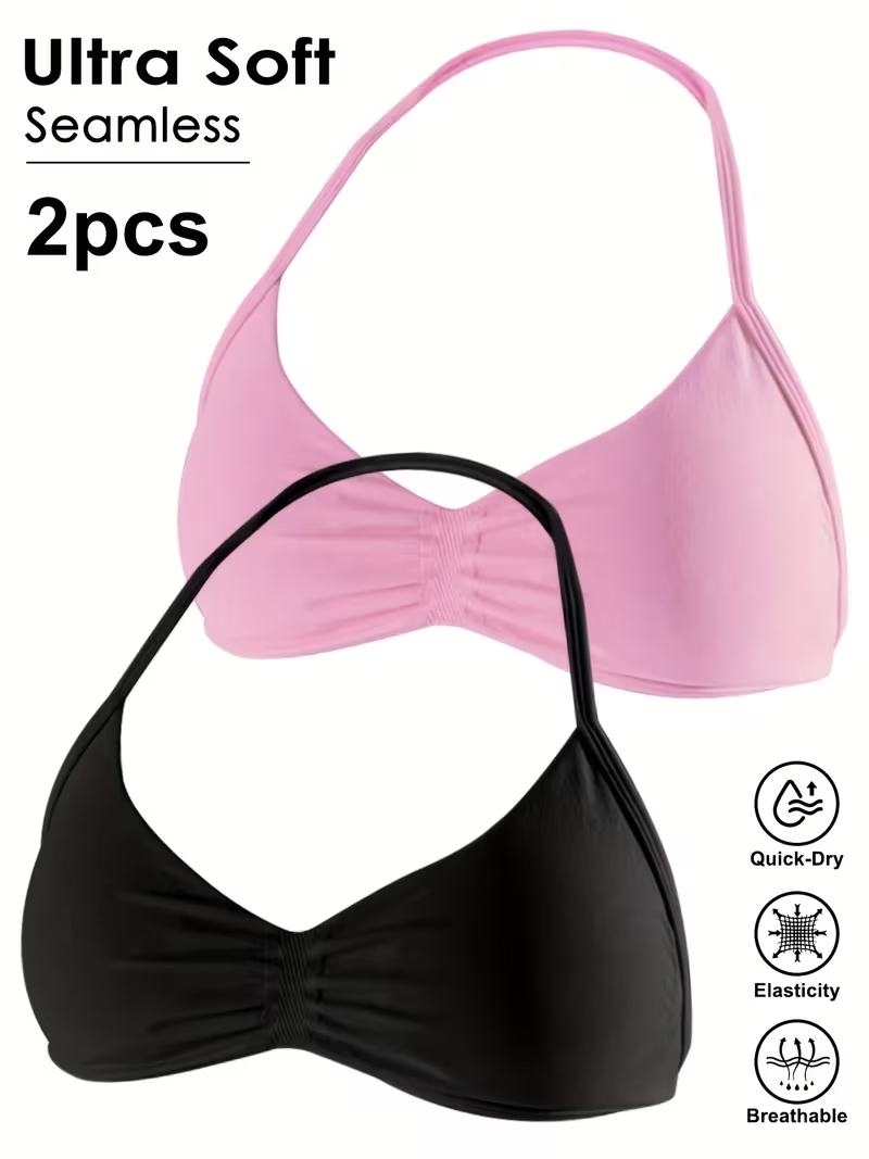 Yoga Fitness Matte - 2 stuks Naadloze Sexy Open Back