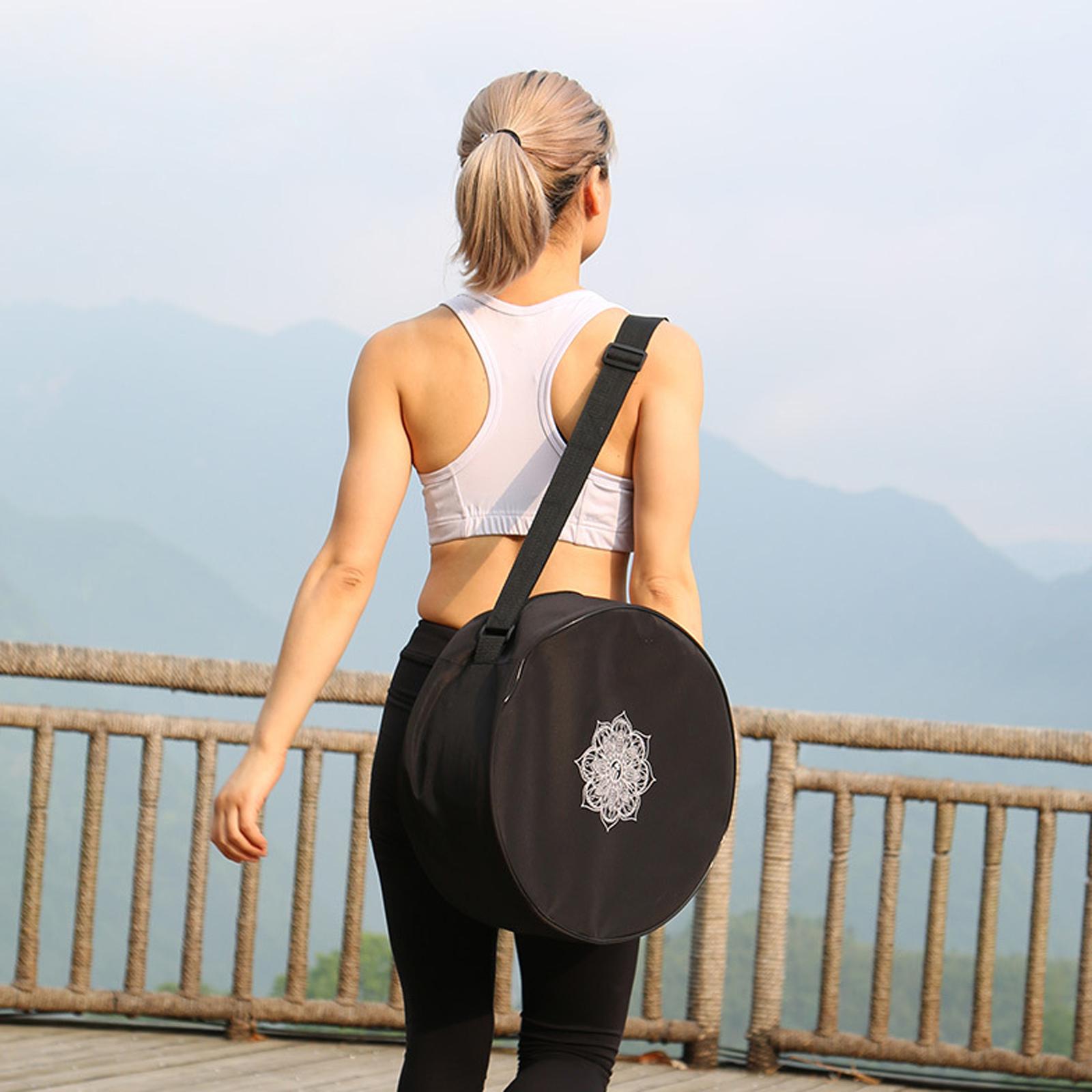 Yoga Wieltas Nylon Zwart Manda - Yoga Fitness Wheel recensie en prijs