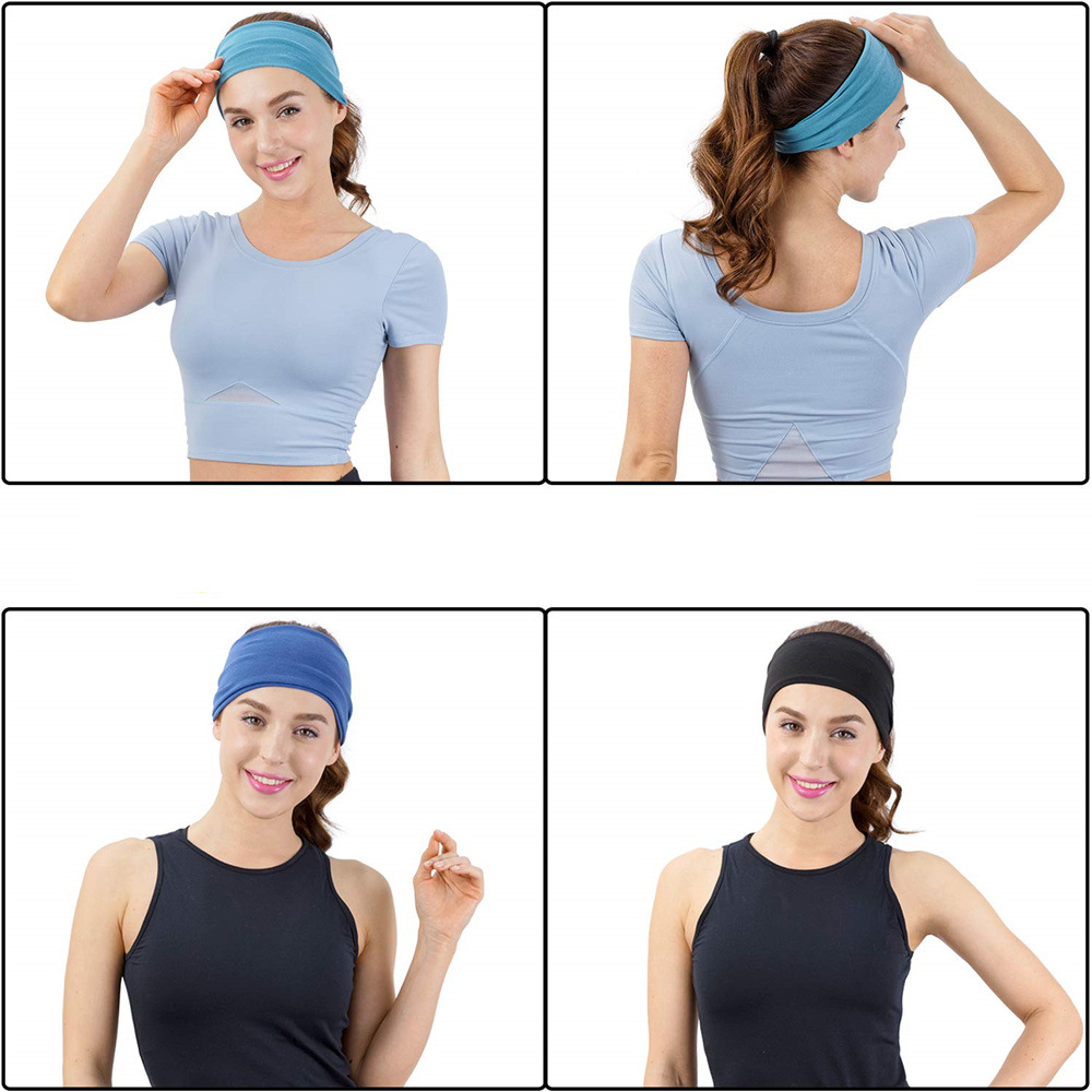 Effen kleur Sport Yoga Hoofdba - Yoga Fitness Band recensie en prijs
