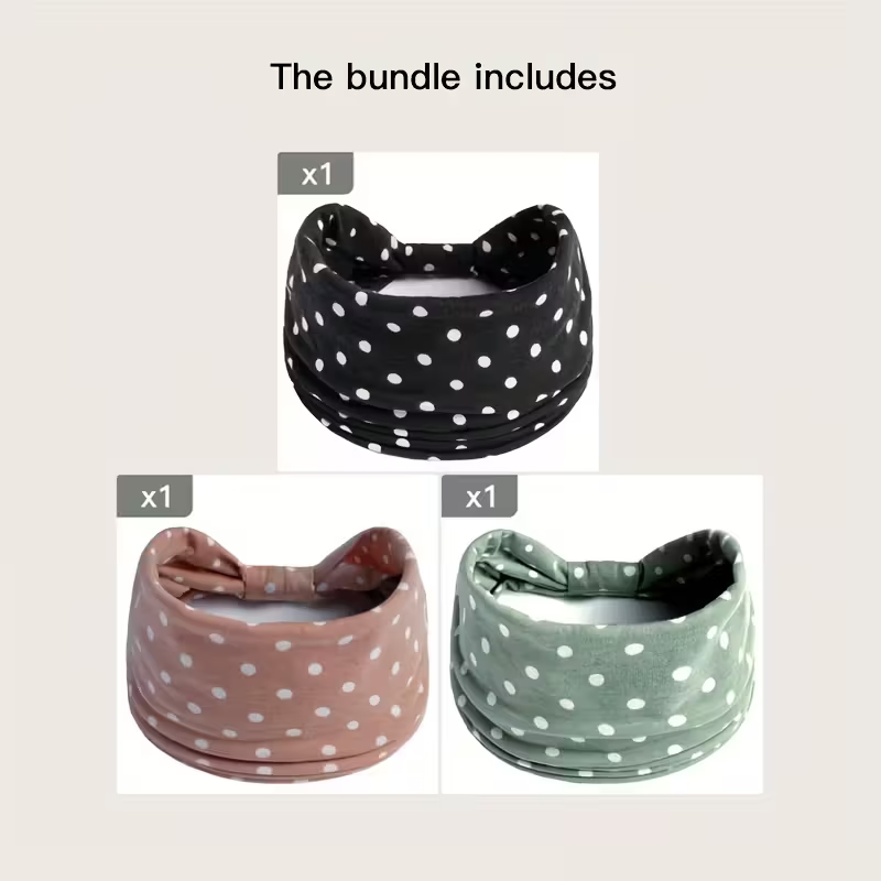Polka Dot Geknoopte Hoofdbande - Yoga Fitness Band recensie en prijs