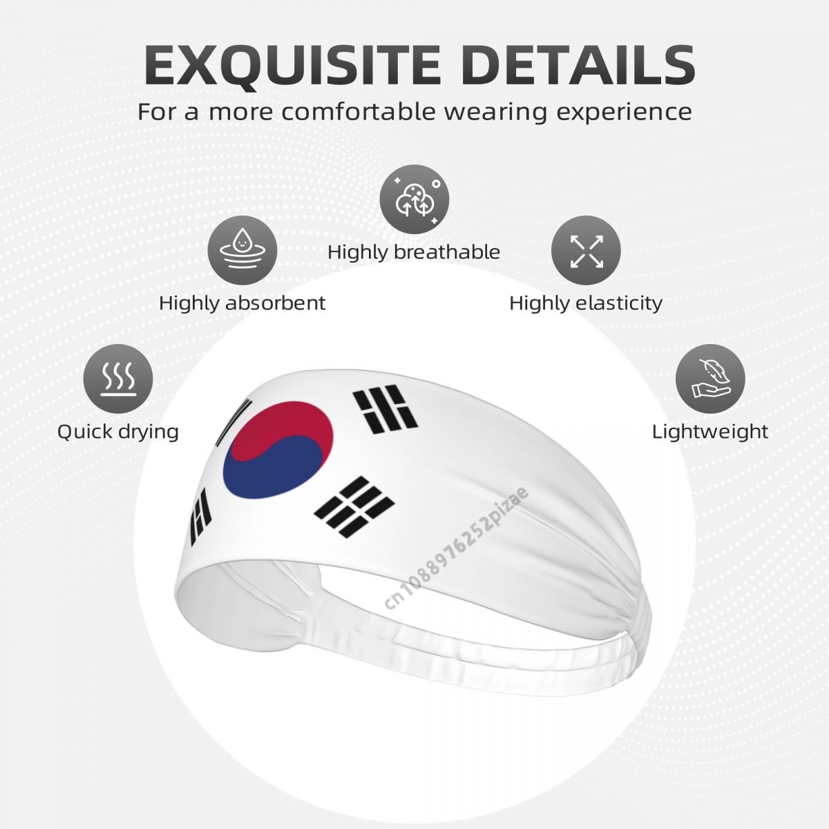 Zuid-Korea Vlag Mannen Vrouwen - Yoga Fitness Band recensie en prijs