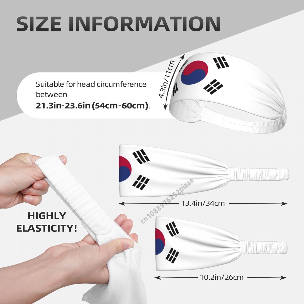 Zuid-Korea Vlag Mannen Vrouwen - Yoga Fitness Band recensie en prijs