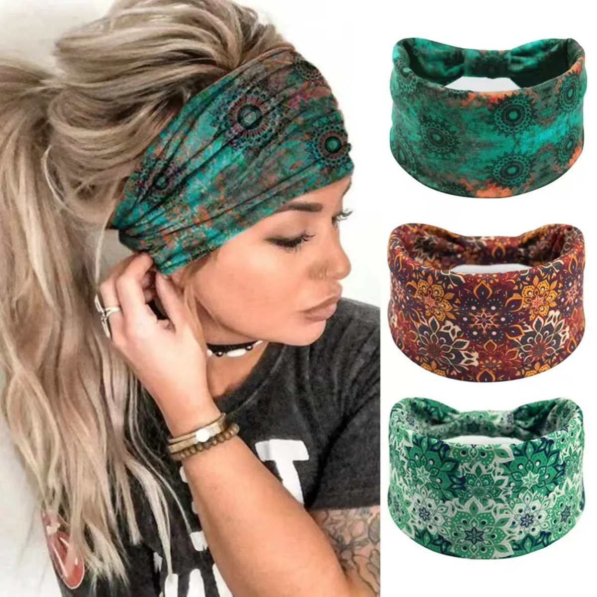 🌸 Boho Mandala bloem hoofdband - Yoga Fitness Band recensie en prijs